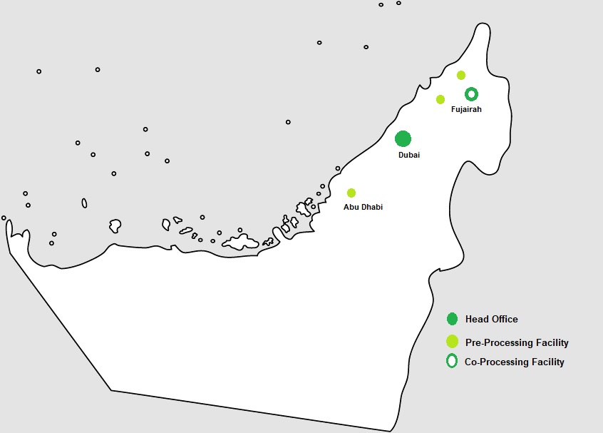 uae map